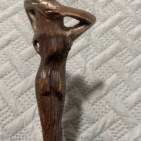 Art Nouveau Maiden Card Tray/Twin Sectioned Fruit Dish 8” - Picture 14 of 15